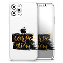 Lux Carpe Diem - Protective Skin Wrap & Decal – Compatible with iPhone SE to iPhone 17 Pro Max (All Models)