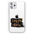 Lux Carpe Diem - Protective Skin Wrap & Decal – Compatible with iPhone SE to iPhone 17 Pro Max (All Models)