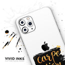 Lux Carpe Diem - Protective Skin Wrap & Decal – Compatible with iPhone SE to iPhone 17 Pro Max (All Models)