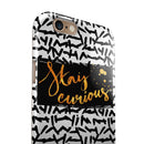 Lux Stay Curious iPhone 6/6s or 6/6s Plus 2-Piece Hybrid INK-Fuzed Case