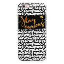 Lux Stay Curious iPhone 6/6s or 6/6s Plus 2-Piece Hybrid INK-Fuzed Case