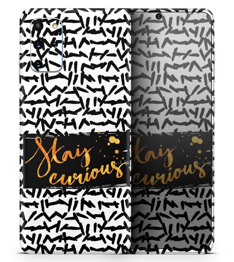 Lux Stay Curious - Skin-Kit for the Samsung Galaxy S-Series S20, S20 Plus, S20 Ultra , S10 & others (All Galaxy Devices Available)