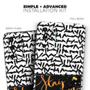 Lux Stay Curious - Skin-Kit for the Samsung Galaxy S-Series S20, S20 Plus, S20 Ultra , S10 & others (All Galaxy Devices Available)