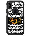 Lux Stay Curious - iPhone X OtterBox Case & Skin Kits