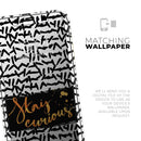 Lux Stay Curious - Protective Skin Wrap & Decal – Compatible with iPhone SE to iPhone 17 Pro Max (All Models)