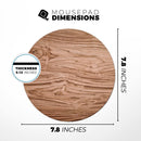 Luxury Natural Wood V1// WaterProof Rubber Foam Backed Anti-Slip Mouse Pad for Home Work Office or Gaming Computer Desk