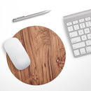 Luxury Natural Wood V2// WaterProof Rubber Foam Backed Anti-Slip Mouse Pad for Home Work Office or Gaming Computer Desk