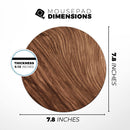 Luxury Natural Wood V3// WaterProof Rubber Foam Backed Anti-Slip Mouse Pad for Home Work Office or Gaming Computer Desk