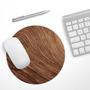 Luxury Natural Wood V3// WaterProof Rubber Foam Backed Anti-Slip Mouse Pad for Home Work Office or Gaming Computer Desk