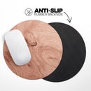 Luxury Natural Wood V4// WaterProof Rubber Foam Backed Anti-Slip Mouse Pad for Home Work Office or Gaming Computer Desk