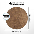 Luxury Natural Wood V6// WaterProof Rubber Foam Backed Anti-Slip Mouse Pad for Home Work Office or Gaming Computer Desk