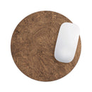 Luxury Natural Wood V6// WaterProof Rubber Foam Backed Anti-Slip Mouse Pad for Home Work Office or Gaming Computer Desk