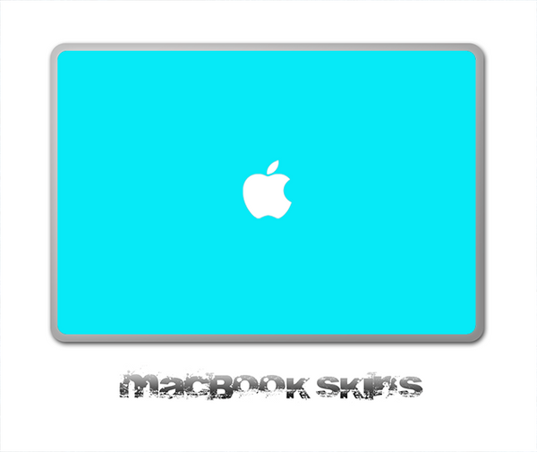 Aqua Blue Skin for the 11, 13 or 15 inch MacBook