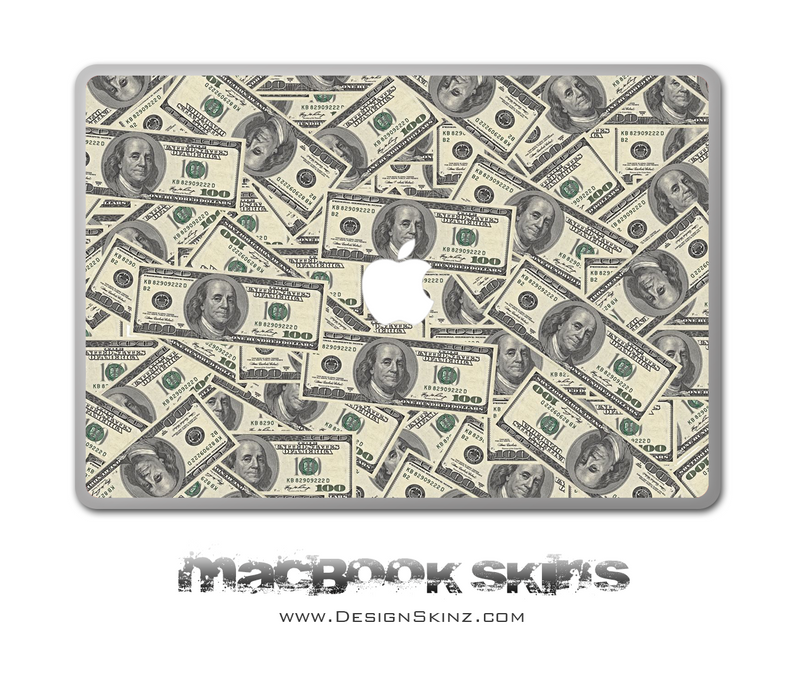 Hundred Dollar Bill Skin for the 11", 13" or 15" MacBook