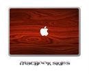 Rich Red Wood V1 Skin for the 11", 13" or 15" MacBook