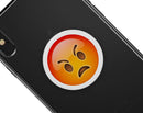 Mad Face Emoticon Emoji - Skin Kit for PopSockets and other Smartphone Extendable Grips & Stands