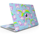Magical Cartoon Unicorns - Skin Decal Wrap Kit Compatible with the Apple MacBook Pro, Pro with Touch Bar or Air (11", 12", 13", 15" & 16" - All Versions Available)