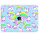 Magical Cartoon Unicorns - Skin Decal Wrap Kit Compatible with the Apple MacBook Pro, Pro with Touch Bar or Air (11", 12", 13", 15" & 16" - All Versions Available)