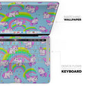 Magical Cartoon Unicorns - Skin Decal Wrap Kit Compatible with the Apple MacBook Pro, Pro with Touch Bar or Air (11", 12", 13", 15" & 16" - All Versions Available)
