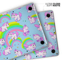 Magical Cartoon Unicorns - Skin Decal Wrap Kit Compatible with the Apple MacBook Pro, Pro with Touch Bar or Air (11", 12", 13", 15" & 16" - All Versions Available)