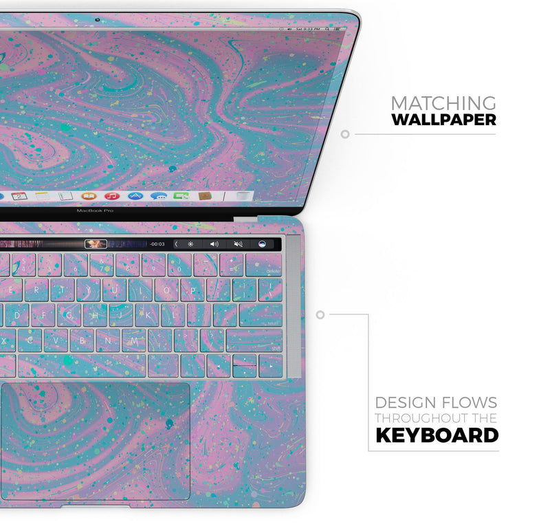 Magical Marble - Skin Decal Wrap Kit Compatible with the Apple MacBook Pro, Pro with Touch Bar or Air (11", 12", 13", 15" & 16" - All Versions Available)