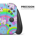 Magical Cartoon Unicorns // Skin Decal Wrap Kit for Nintendo Switch Console & Dock, Joy-Cons, Pro Controller, Lite, 3DS XL, 2DS XL, DSi, or Wii - Vinyl Skin Wrap for Nintendo Switch 2, OLED, Lite, Pro Controller, Wii & Classic Handhelds
