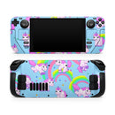 Magical Cartoon Unicorns // Vinyl Skin Wrap for Steam Deck OLED & Steam Deck (LCD) — Soft Matte or Ultra Gloss