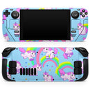 Magical Cartoon Unicorns // Vinyl Skin Wrap for Steam Deck OLED & Steam Deck (LCD) — Soft Matte or Ultra Gloss