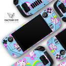 Magical Cartoon Unicorns // Vinyl Skin Wrap for Steam Deck OLED & Steam Deck (LCD) — Soft Matte or Ultra Gloss
