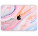 Magical Coral Marble V5 // Skin Decal Wrap Kit Compatible with the Apple MacBook Pro, Pro with Touch Bar or Air (11, 12, 13, 15 & 16" - All Versions Available)