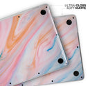 Magical Coral Marble V5 // Skin Decal Wrap Kit Compatible with the Apple MacBook Pro, Pro with Touch Bar or Air (11, 12, 13, 15 & 16" - All Versions Available)