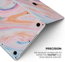 Magical Coral Marble V5 // Skin Decal Wrap Kit Compatible with the Apple MacBook Pro, Pro with Touch Bar or Air (11, 12, 13, 15 & 16" - All Versions Available)