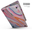 Magical Coral Marble V5 // Skin Decal Wrap Kit Compatible with the Apple MacBook Pro, Pro with Touch Bar or Air (11, 12, 13, 15 & 16" - All Versions Available)
