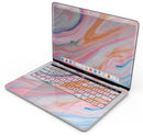 Magical Coral Marble V5 // Skin Decal Wrap Kit Compatible with the Apple MacBook Pro, Pro with Touch Bar or Air (11, 12, 13, 15 & 16" - All Versions Available)