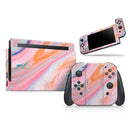 Magical Coral Marble V5 - Vinyl Skin Wrap for Nintendo Switch 2, OLED, Lite, Pro Controller, Wii & Classic Handhelds