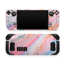 Magical Coral Marble V5 // Vinyl Skin Wrap for Steam Deck OLED & Steam Deck (LCD) — Soft Matte or Ultra Gloss