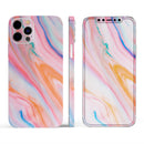 Magical Coral Marble V5 // Full-Body Skin Decal Wrap Cover for Apple iPhone 15, 14, 13, Pro, Pro Max, Mini, XR, XS, SE (All Models)