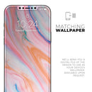 Magical Coral Marble V5 // Full-Body Skin Decal Wrap Cover for Apple iPhone 15, 14, 13, Pro, Pro Max, Mini, XR, XS, SE (All Models)