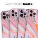 Magical Coral Marble V5 // Full-Body Skin Decal Wrap Cover for Apple iPhone 15, 14, 13, Pro, Pro Max, Mini, XR, XS, SE (All Models)