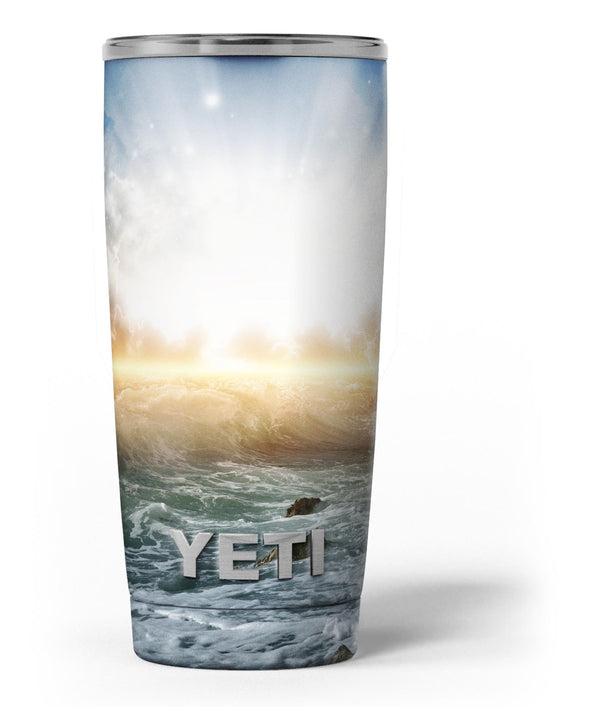 MightySkins Skin Compatible With YETI Rambler Half Gallon Jug - Water Color  Flowers, Durable, and Unique Vinyl wrap cover, Easy to Apply and Change  Style