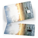 Majestic Sky on Crashing Waves - Premium Protective Decal Skin-Kit for the Apple Credit Card