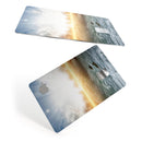 Majestic Sky on Crashing Waves - Premium Protective Decal Skin-Kit for the Apple Credit Card