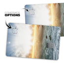 Majestic Sky on Crashing Waves - Premium Protective Decal Skin-Kit for the Apple Credit Card