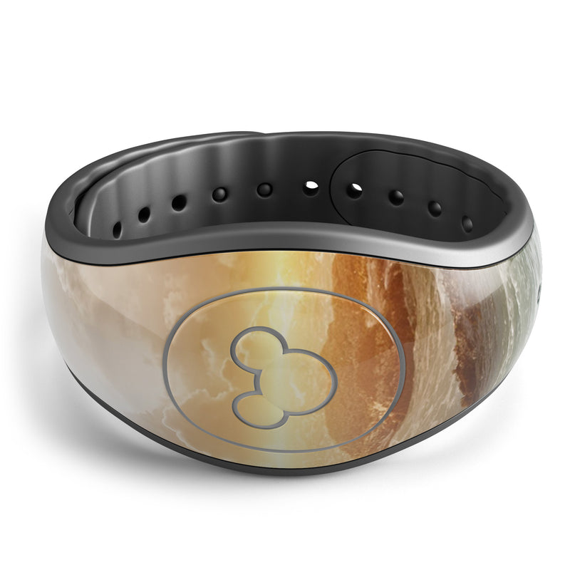 Majestic Sky on Crashing Waves - Decal Skin Wrap Kit for the Disney Magic Band