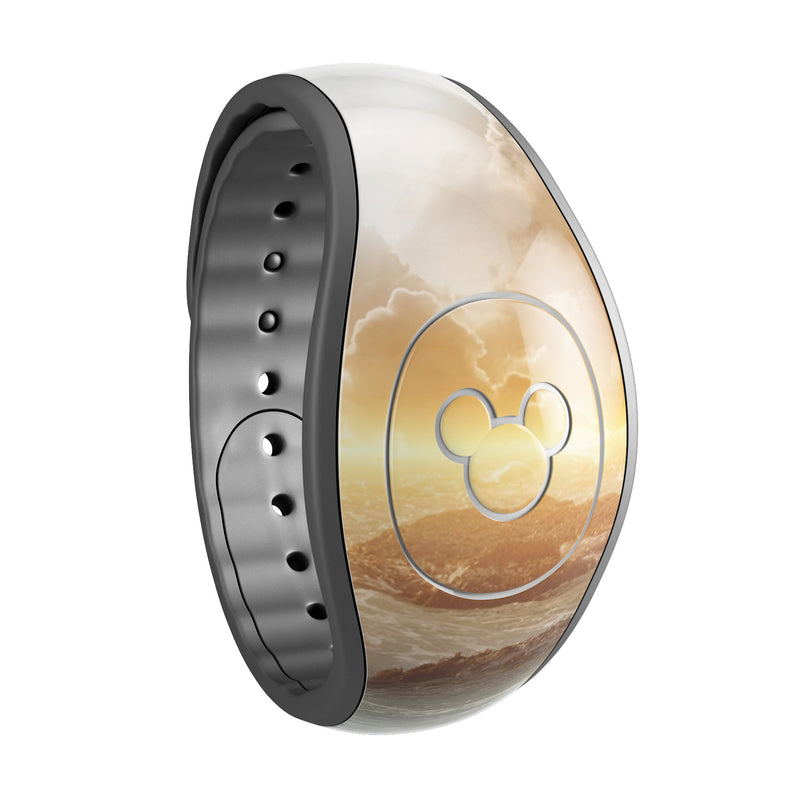 Majestic Sky on Crashing Waves - Decal Skin Wrap Kit for the Disney Magic Band