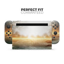 Majestic Sky on Crashing Waves // Skin Decal Wrap Kit for Nintendo Switch Console & Dock, Joy-Cons, Pro Controller, Lite, 3DS XL, 2DS XL, DSi, or Wii - Vinyl Skin Wrap for Nintendo Switch 2, OLED, Lite, Pro Controller, Wii & Classic Handhelds