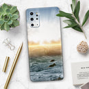 Majestic Sky on Crashing Waves - Premium Vinyl Skin Decal for Samsung Galaxy S25 Ultra, S24, S23, S22 & All Galaxy S Models
