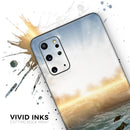 Majestic Sky on Crashing Waves - Premium Vinyl Skin Decal for Samsung Galaxy S25 Ultra, S24, S23, S22 & All Galaxy S Models