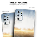 Majestic Sky on Crashing Waves - Premium Vinyl Skin Decal for Samsung Galaxy S25 Ultra, S24, S23, S22 & All Galaxy S Models