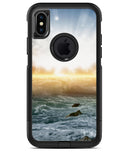 Majestic Sky on Crashing Waves - iPhone X OtterBox Case & Skin Kits